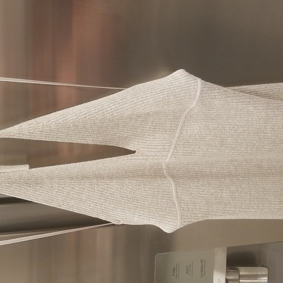 💕ALLSAINTS💕 Lexi Halter Neck Dress ~ Oyster Silver Medium M NWT - Picture 10 of 13